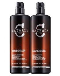 TIGI DUO Catwalk Fashionista Brunette shampoo + conditioner