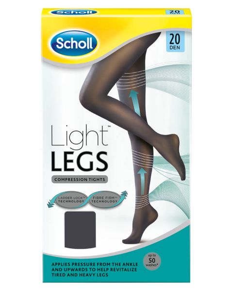 Scholl Light Legs Black (20 Den) Medium - Spar 23%